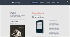 Desktop Screenshot of cass-verlag.de